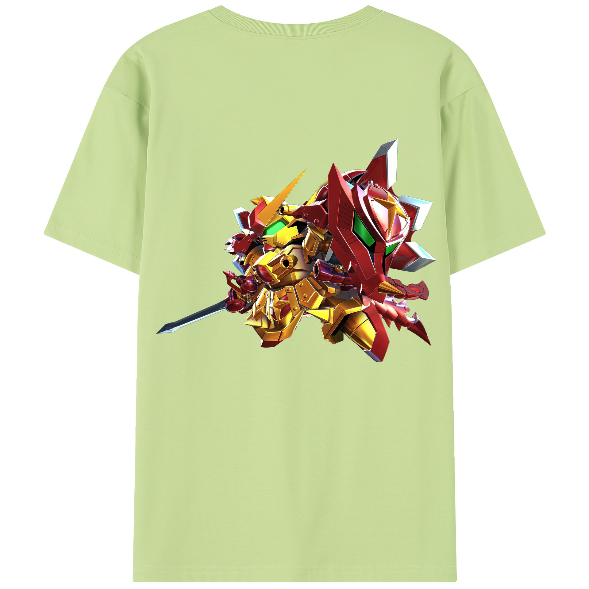 （画像用） 機動戦士ガンダム Mobile Suit Gundam 綿100％半袖Tシャツ（背面プリント）
